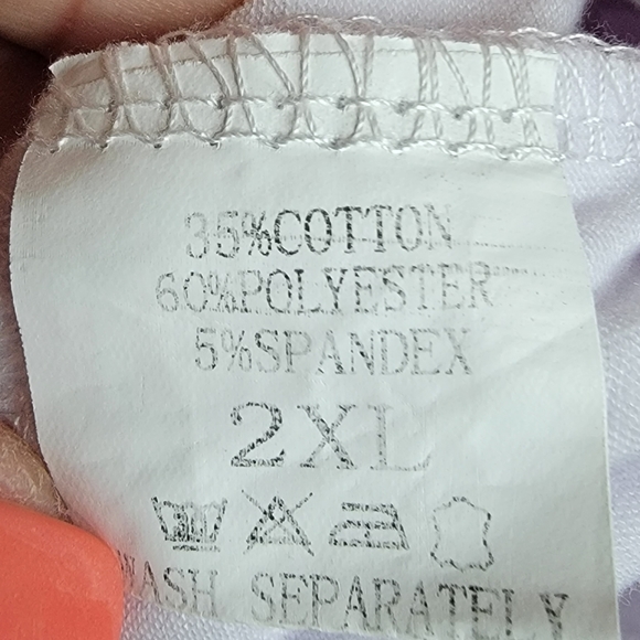 NWOT Boutique bought long-sleeve tshirt WITH pockets "SUPER MAMA" fits 1XL - Picture 4 of 4